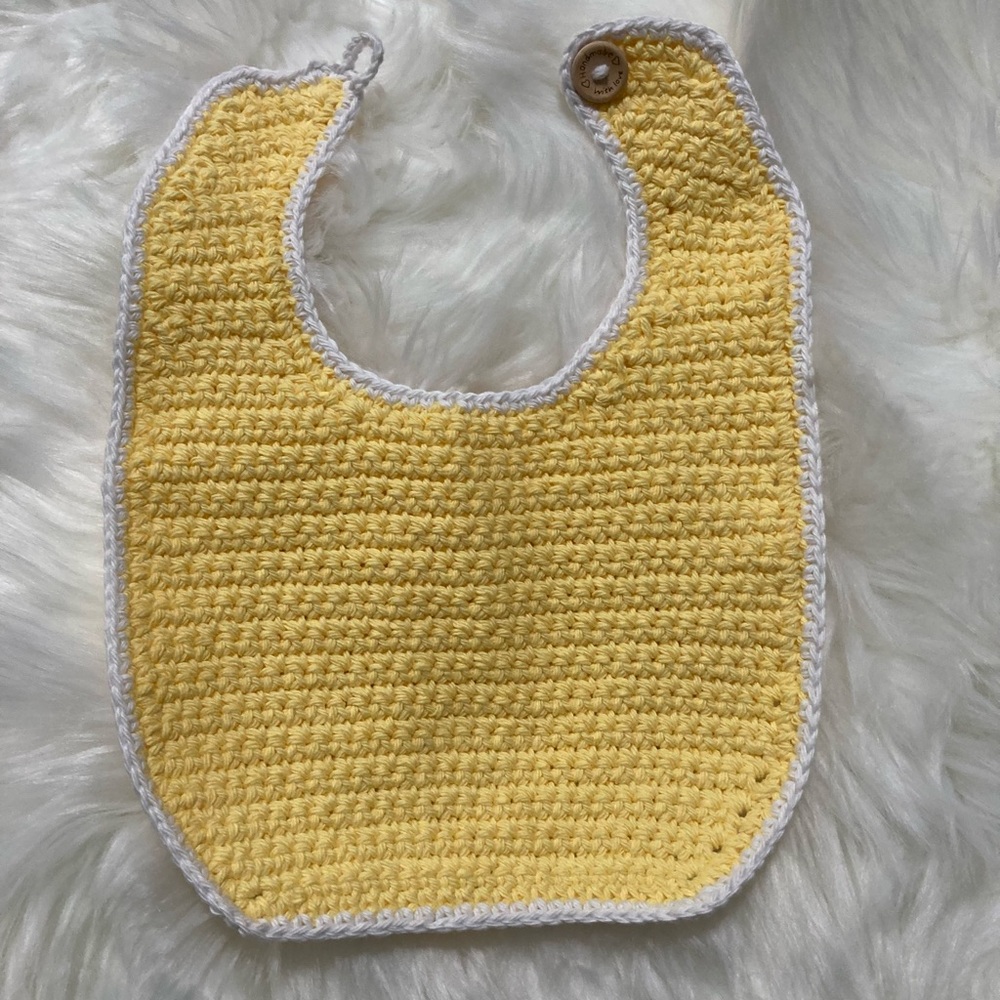 Handmade Crochet Baby Bib